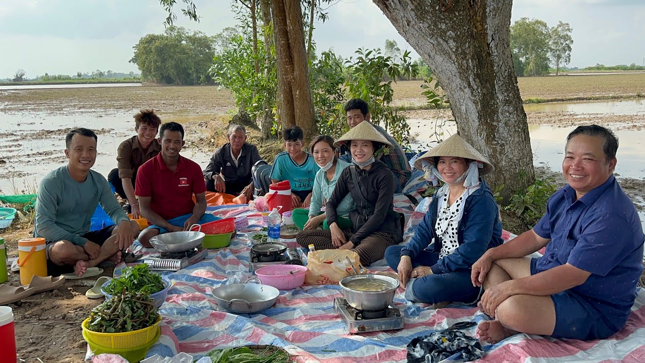 Lần đầu tiên đi săn bắt ở đồng Tham Đôn Trải nghiệm một ngày trên đồng cùng anh Chị Vũ VXĐ 570