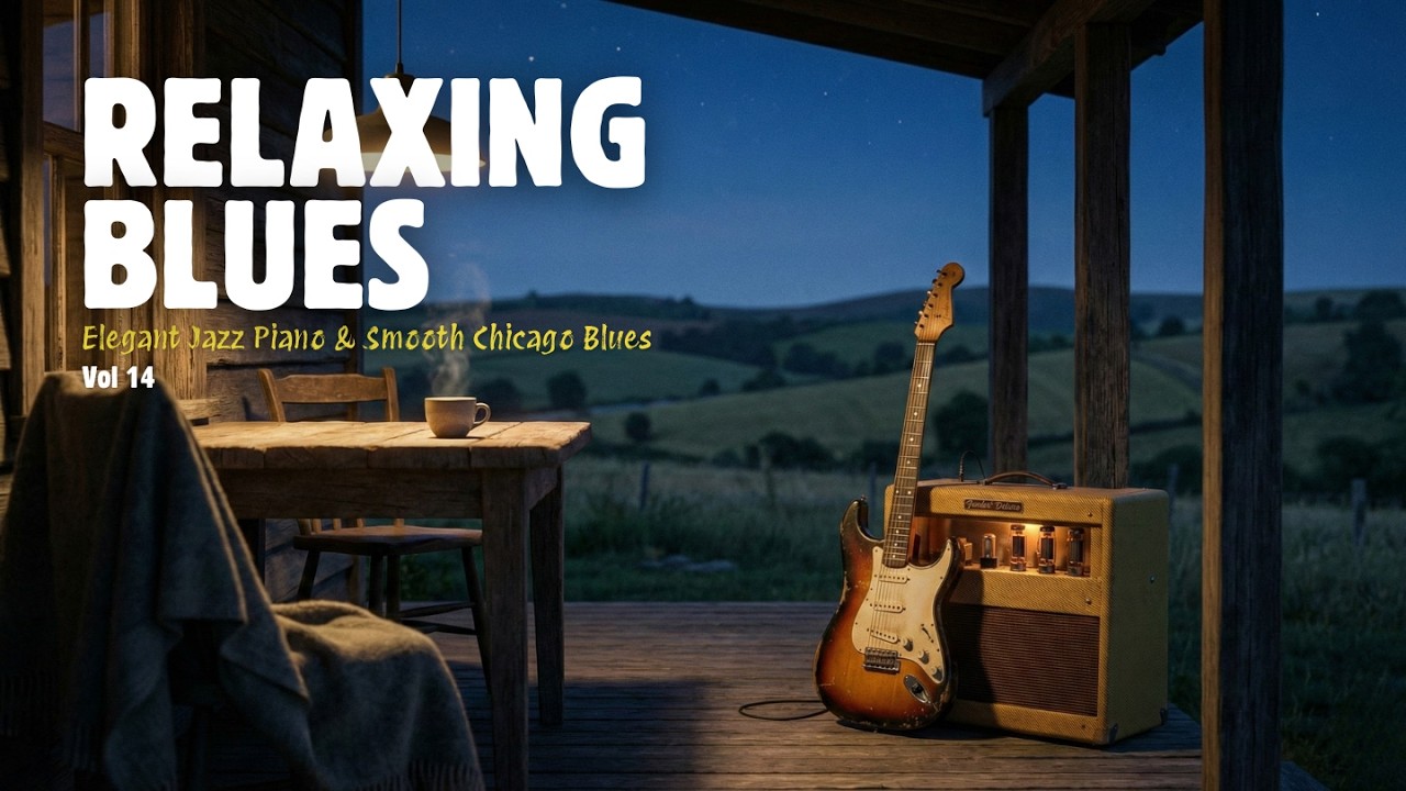 Midnight Sanctuary 🥃 Slow Blues & Jazz Piano for Sleep and Anxiety Relief (Vol. 014)