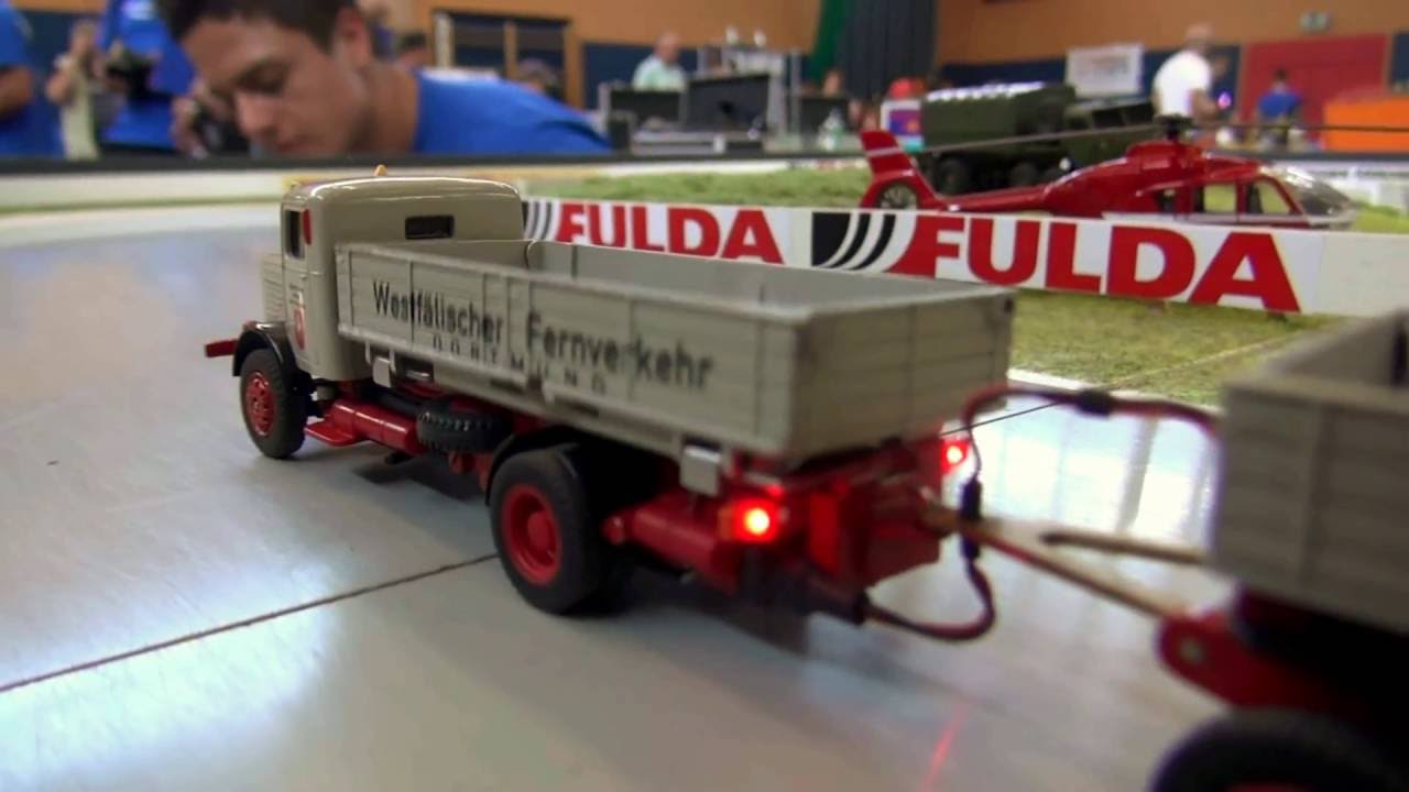 World smallest RC truck RC TRUCK BÜSSING SCALE 1:87 RAIN