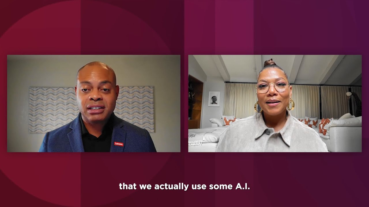 Lenovo Evolve Small: Fireside Chat with Queen Latifah and Lenovo NA CMO