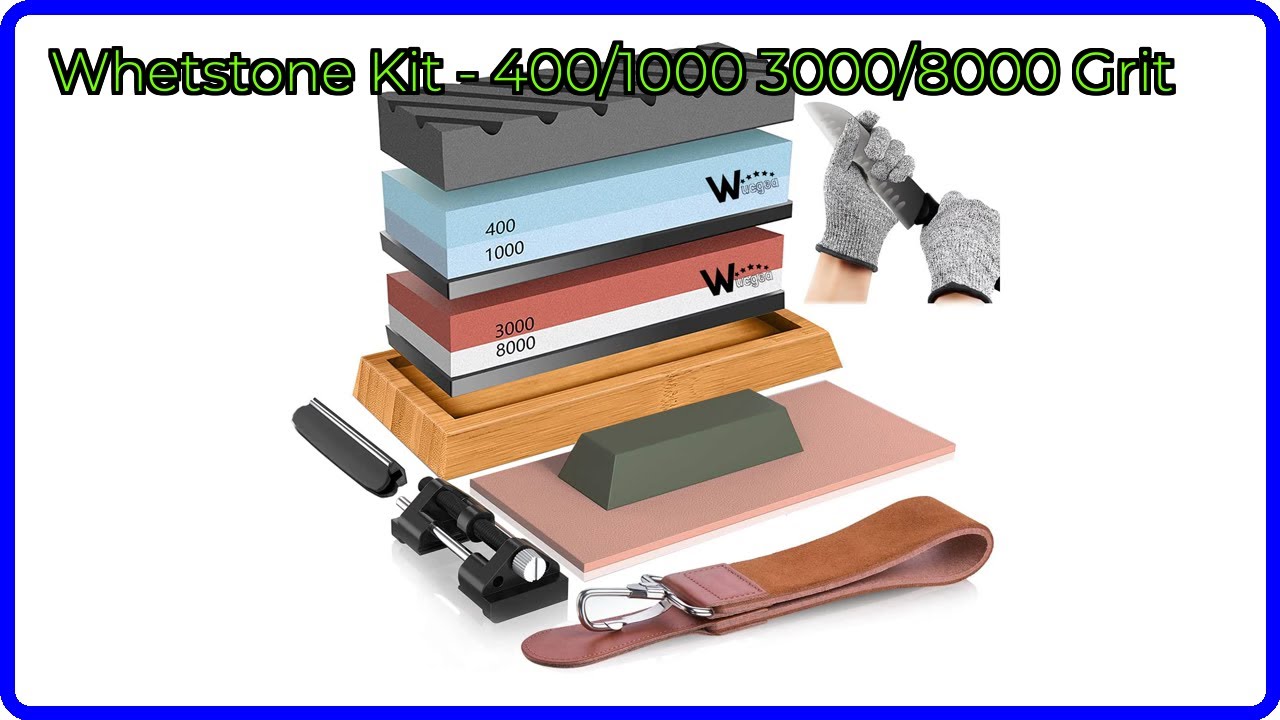 REVIEW (2025): Whetstone Kit - 400/1000 3000/8000 Grit. ESSENTIAL details.