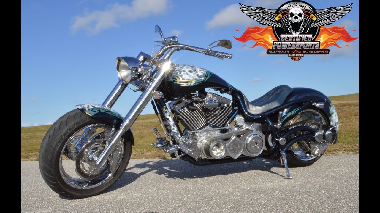 2006 BOURGET BIKE WORKS FATSO FAT DADDY 330 SOFTAIL CHOPPER,  3,409 Mi. 1 Owner. Excellent Condition