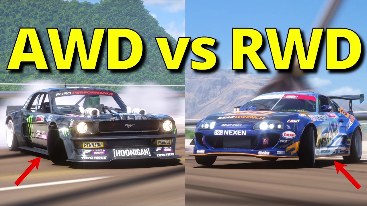 AWD vs RWD... Which Is Better For Drifting In Forza Horizon 5!?