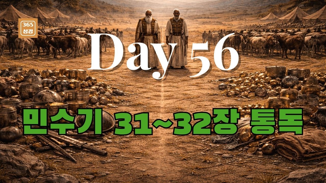2월25일[성경통독&묵상- 56일차]:민수기 31~32장  )