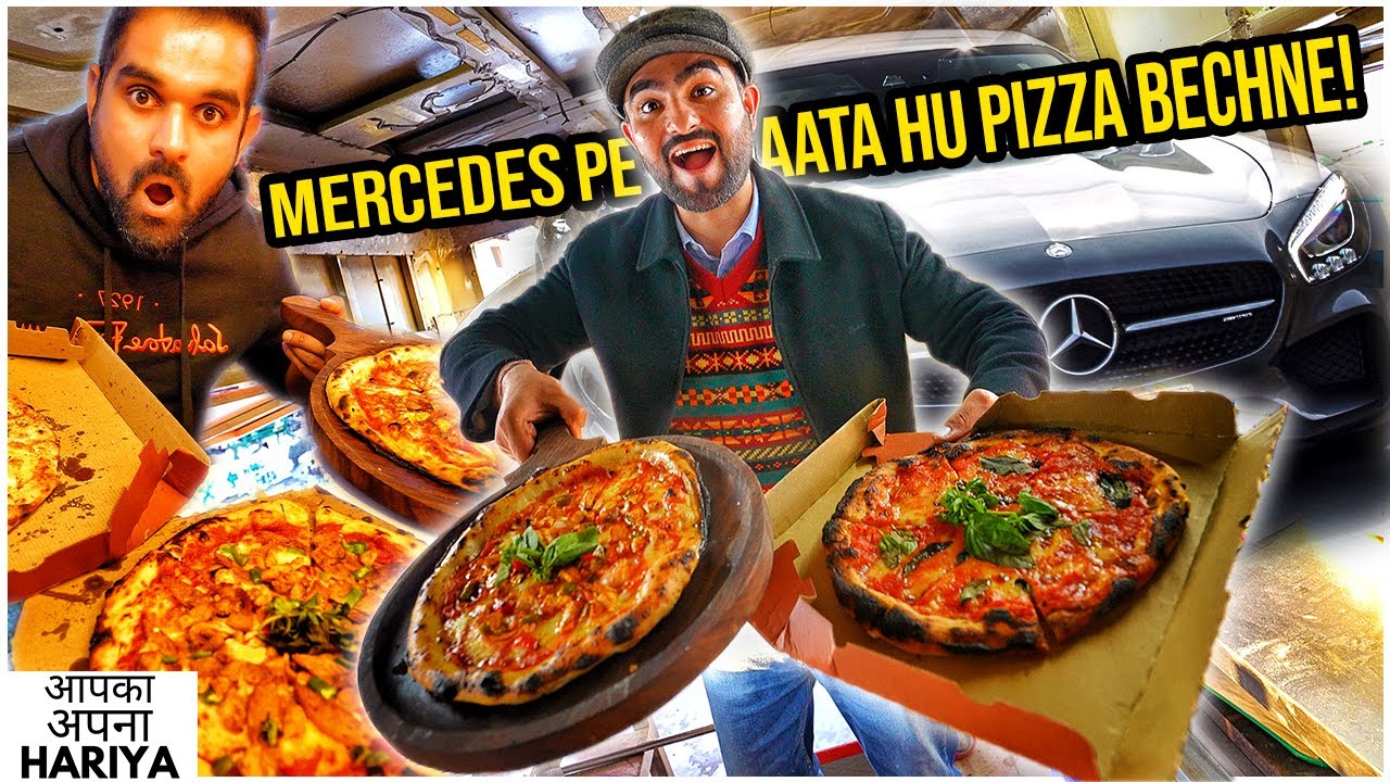 Mercedes wale Bhai ke बड़े बड़े Neapolitan Pizza 🔥 Indian Street Food