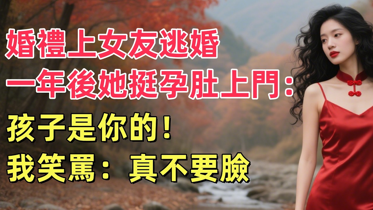 婚禮上女友逃婚，一年後她挺孕肚上門：孩子是你的！我笑罵：真不要臉