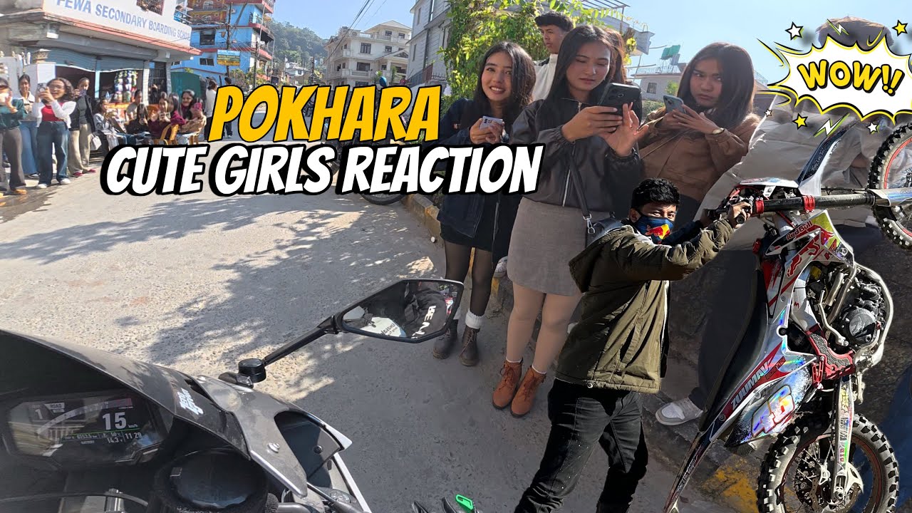 Mustang jada pokhara ma crazy reaction 🥵 @RinchenVlogs vayo khusi 