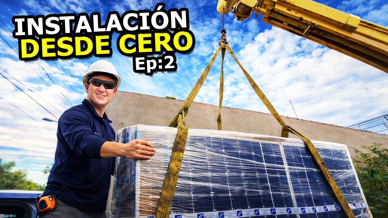 Cómo Instalar Paneles Solares Desde Cero En México (Explicado Fácil y Profesional) EP.2