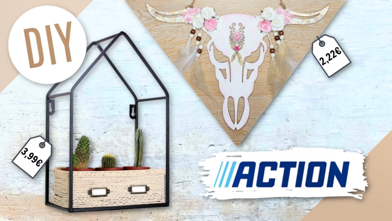 DIY ACTION : ASTUCES DECO BOHO Facile & Pas Chère !