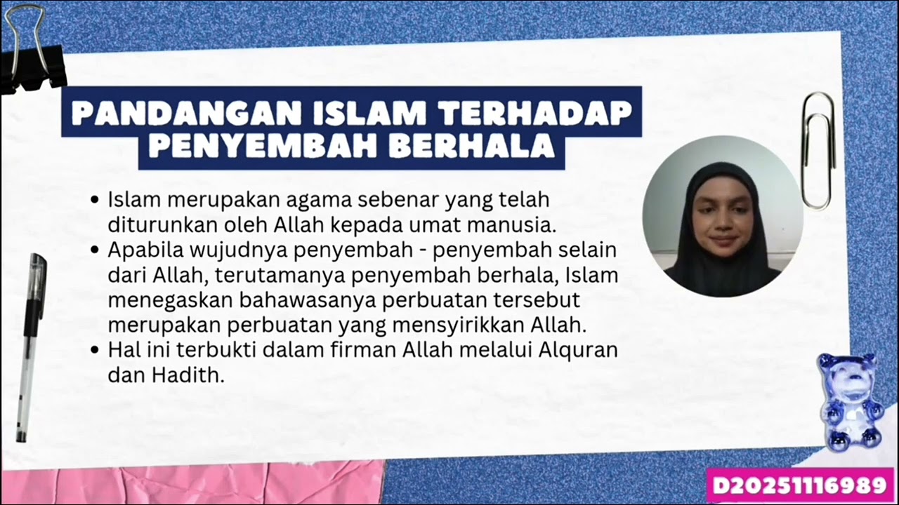 HIA 3013 IMAN&KEHIDUPAN