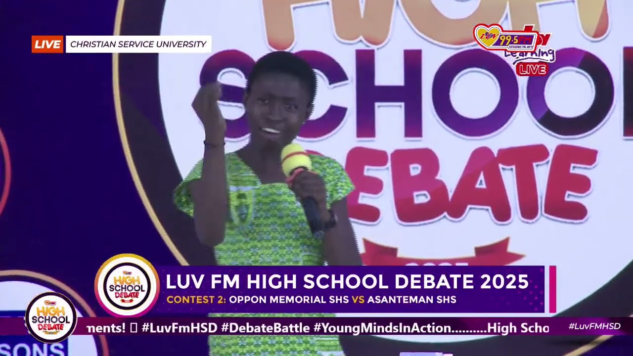 High School Debate Clash: Oppon Memorial vs. Asanteman SHS