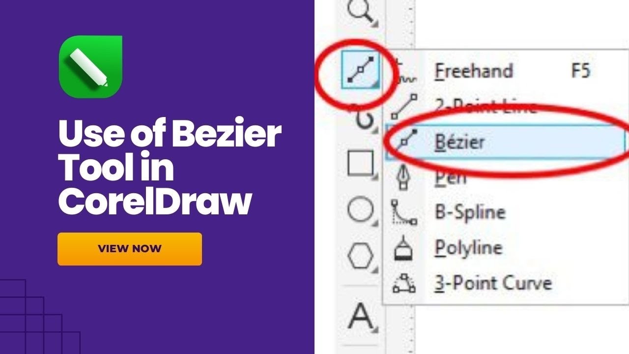 How to Use Bezier Tool in CorelDRAW | Easy Tutorial for Beginners