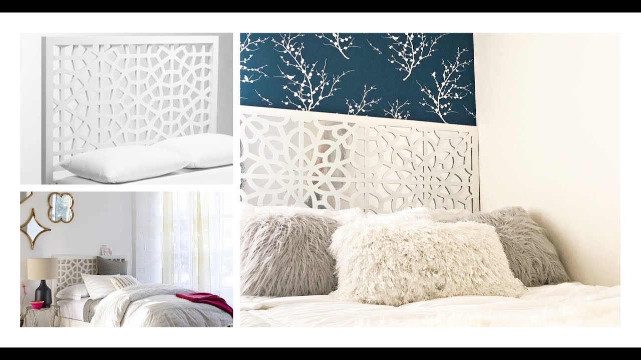 HOW TO: DIY A WEST ELM INSPIRED MIRRORED HEADBOARD -INEXPENSIVE HOME DECOR!