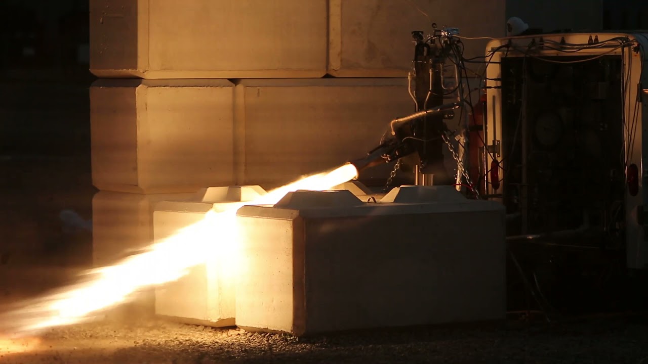 LR-101 Rocket Engine Hot Fire Test - Launch Canada