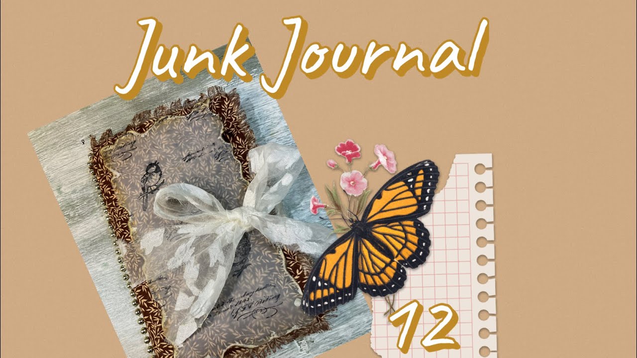 #junkjournal  /Junk Journal de Otoño encuadernación