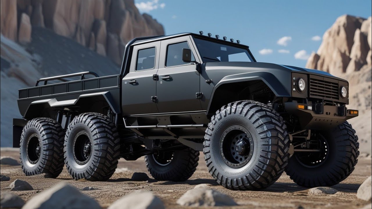 ЭТО НЕ ПРОСТО КАМАЗ 😱 KAMAZ-43118 2026 Black Matte — Чёрный Монстр 6×6!