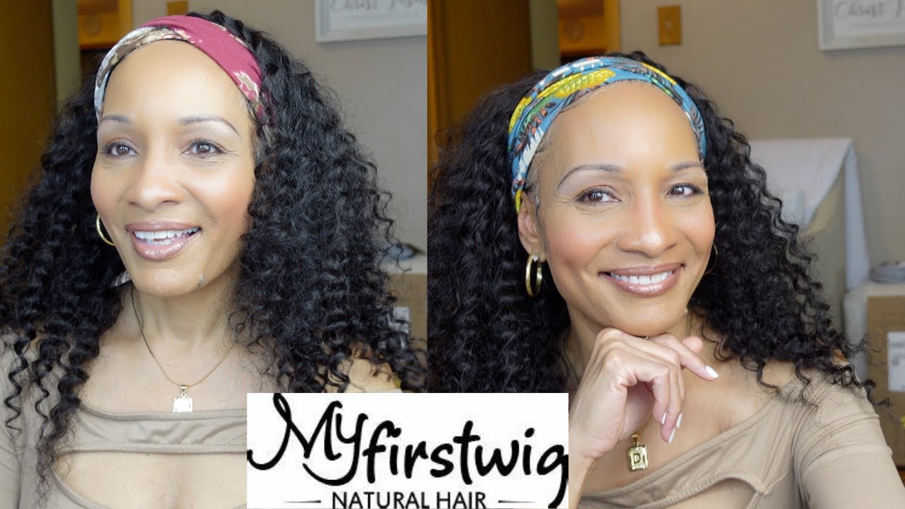 THE PERFECT WIG FOR WOMAN OVER FIFTY ‼️ HEADBAND WIG | FT MyFirstWig ‼️  MyFirstWig HEADBAND REVIEW