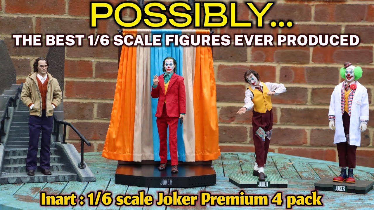AMAZING! INART 1/6 JOKER PREMIUM 4 FIGURE PACK. OUTDOOR TRUE LIGHT REVIEW.