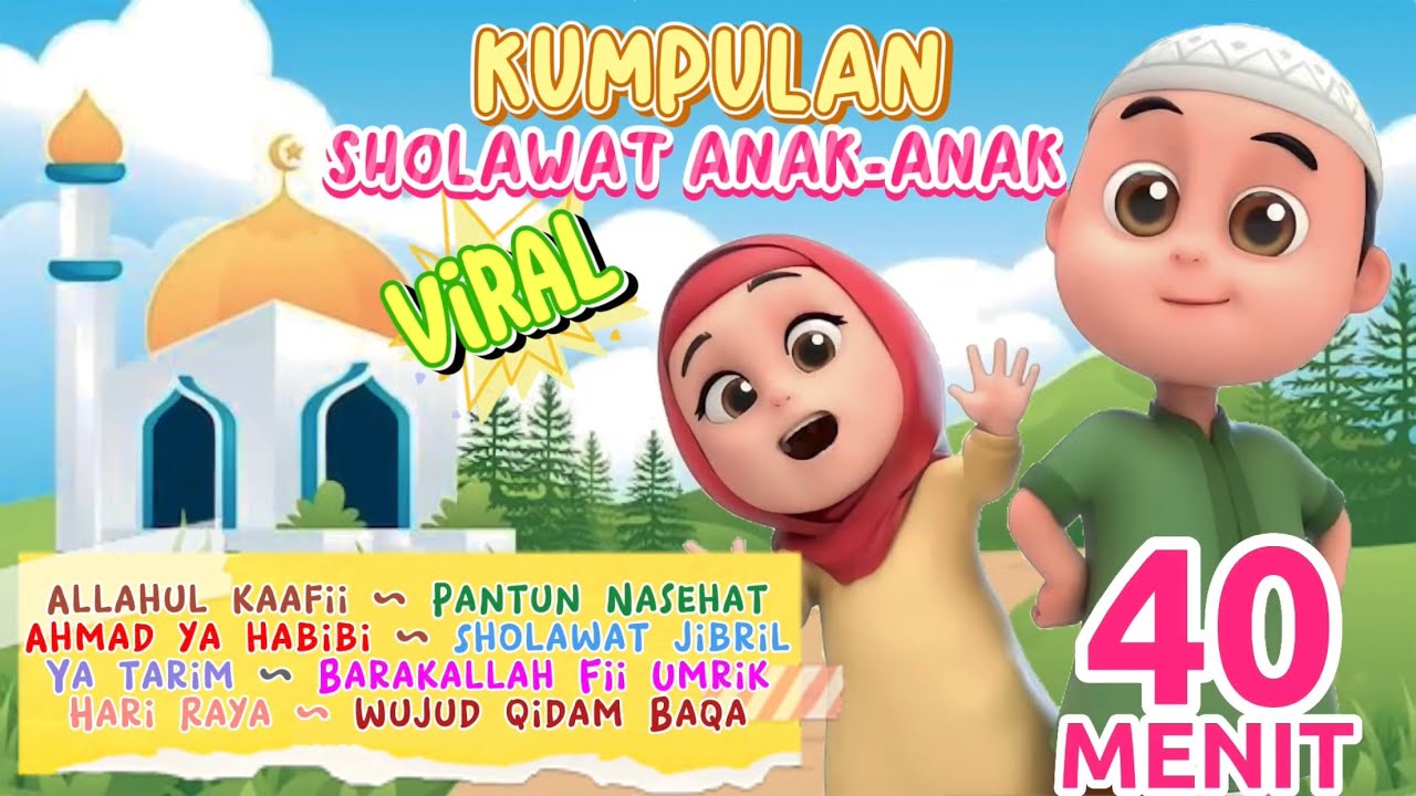 Kumpulan Sholawat Anak-Anak Viral (Nussa & Rara) #sholawat #anak