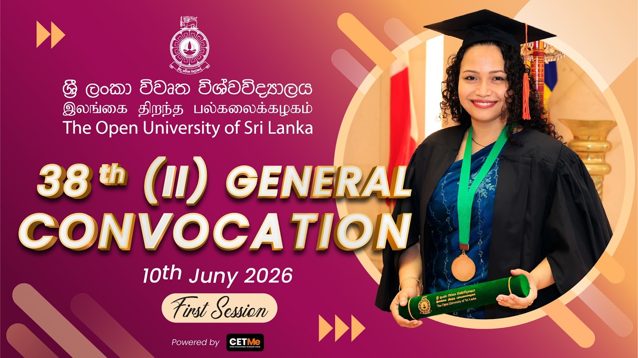 38th (II) General Convocation &ndash; (10th June 2026) 1st Session Live Streaming