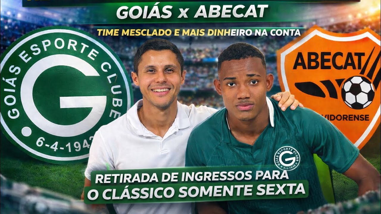 Goiás x Abecat, dinheiro nas contas do verde, Torcida precisa lotar !