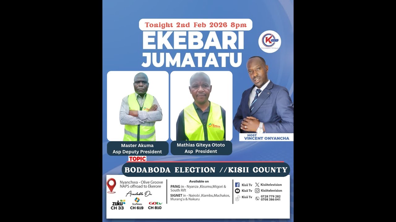 BODABODA ELECTION - KISII COUNTY