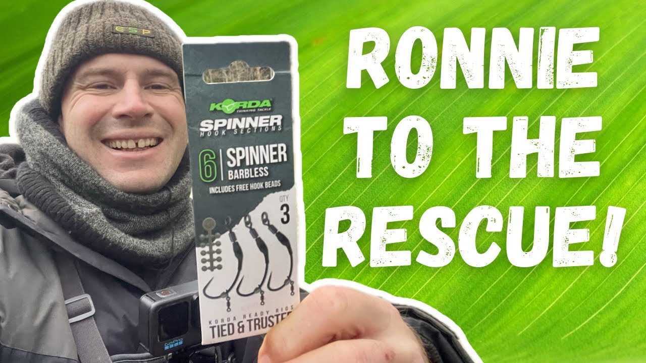 Ronnie Rigs To The Rescue! Pre-Tied Korda Spinner Rigs and ESP Quick Change Ronnie Booms 