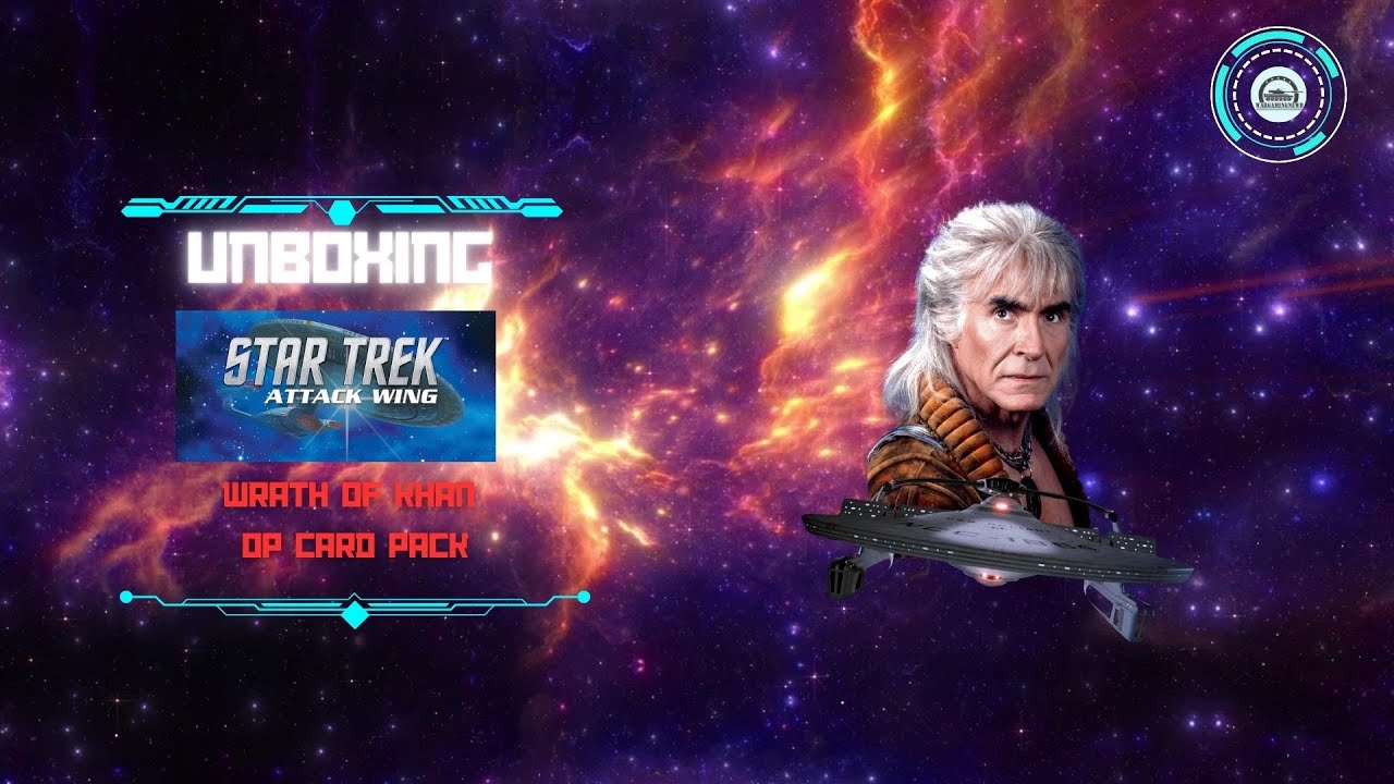 Unboxing Star Trek Attack Wing Wrath of Khan OP Card Pack [Unboxing]