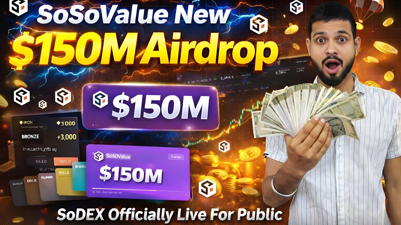 SoSoValue New 150M Airdrop || SoDex Officially Live For Public With Huge Rewards 