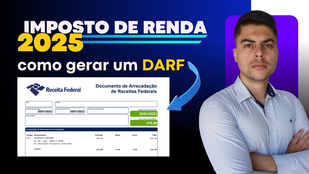 COMO GERAR UM DARF EM 2025 / IMPOSTO DE RENDA
