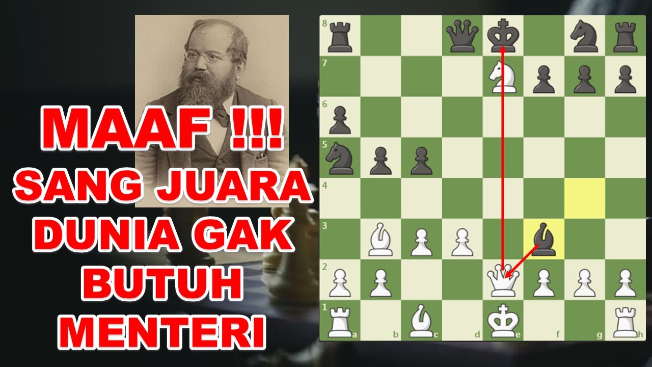 MAAF SANG JUARA DUNIA GAK BUTUH MENTERI !!!