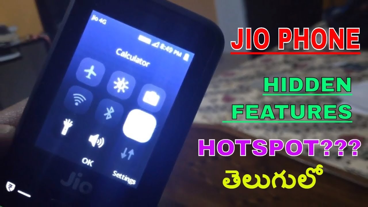 JioPhone Tips And Tricks & Hidden Features | Jio Phone Secrets Options & Hacks in Telugu