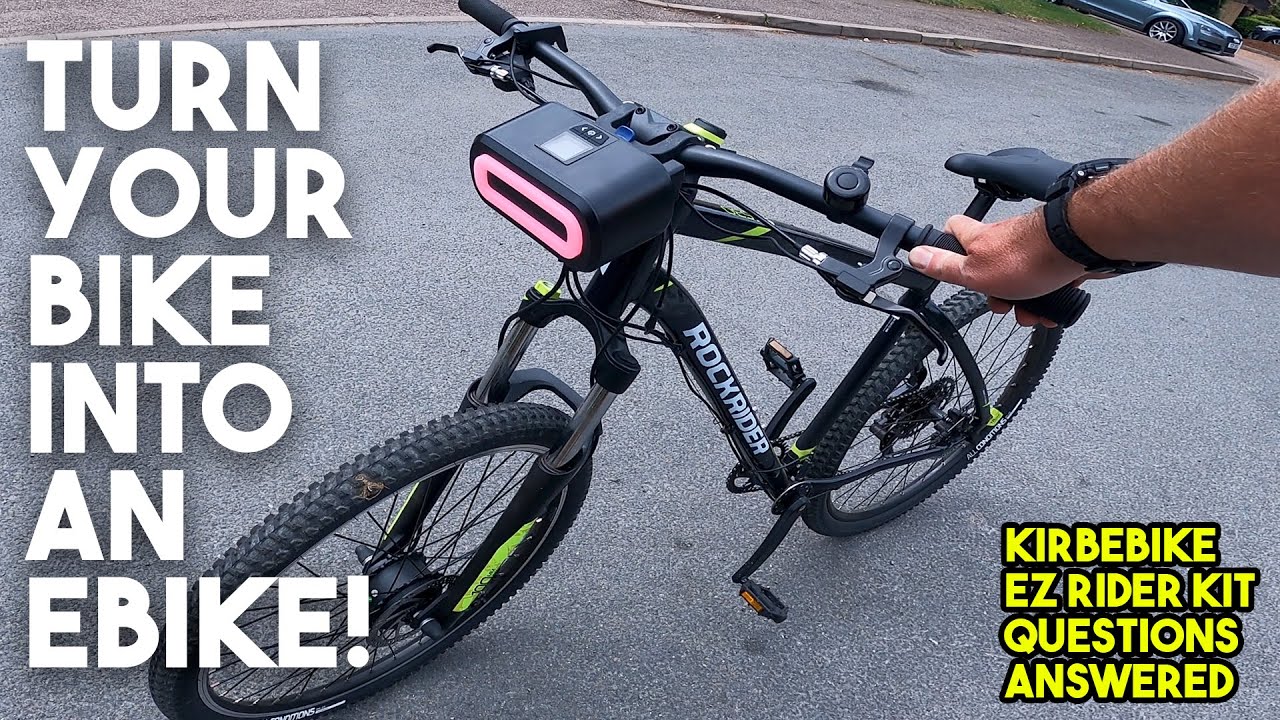 ПРЕВРАТИТЕ СВОЙ ОБЫЧНЫЙ ВЕЛОСИПЕД В ЭЛЕКТРОМОБИЛЬ С KIRBEBIKE EZ RIDER!!! | ОТВЕТЫ НА БОЛЬШЕ ВОПР...