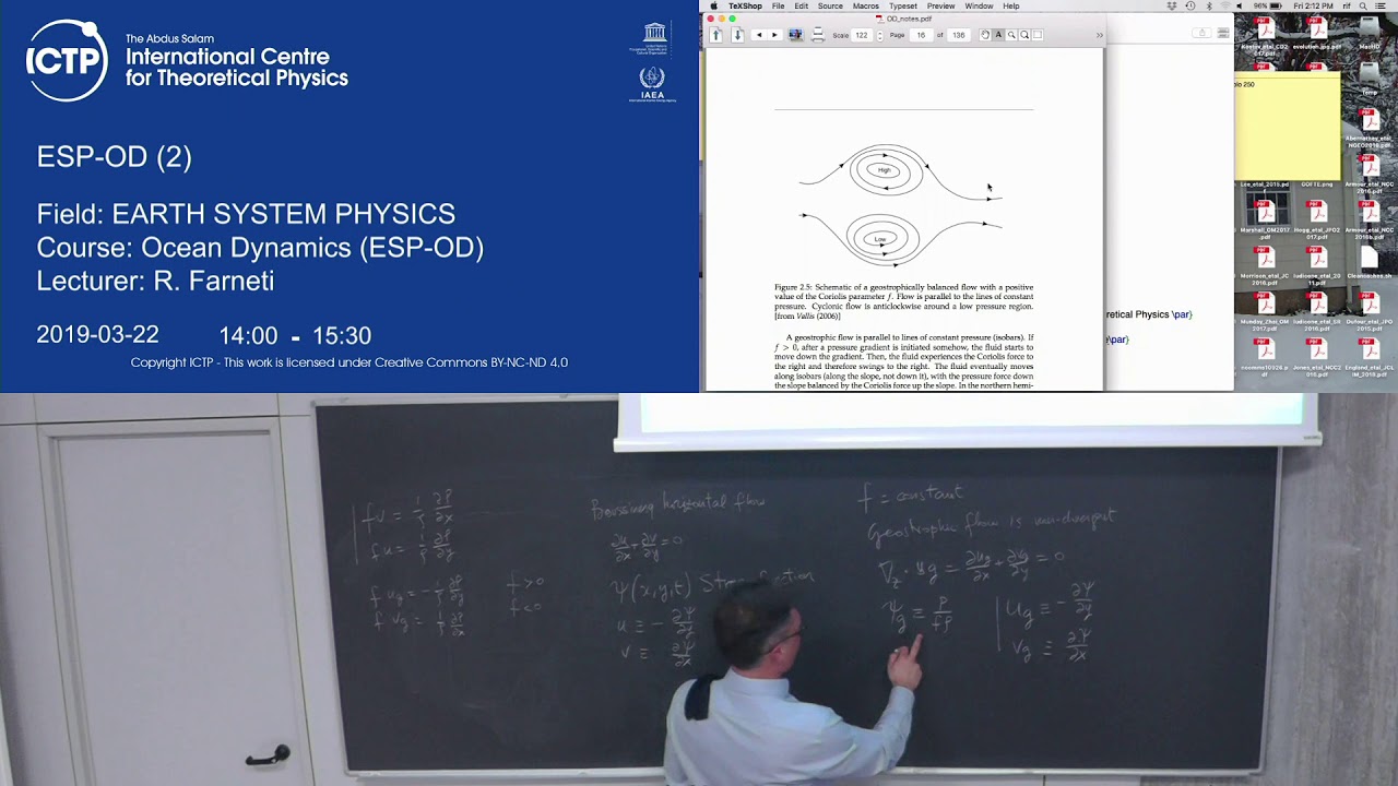Ocean Dynamics (ESP-OD) Lecture 2