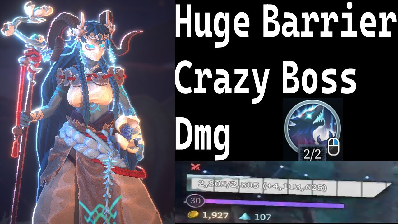 Nachia Fenrir Build +3m Barrier and Crazy Boss Damage Nightmare Difficulty | Shape of Dreams