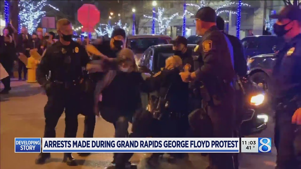 Arrests made during Grand Rapids George Floyd protest