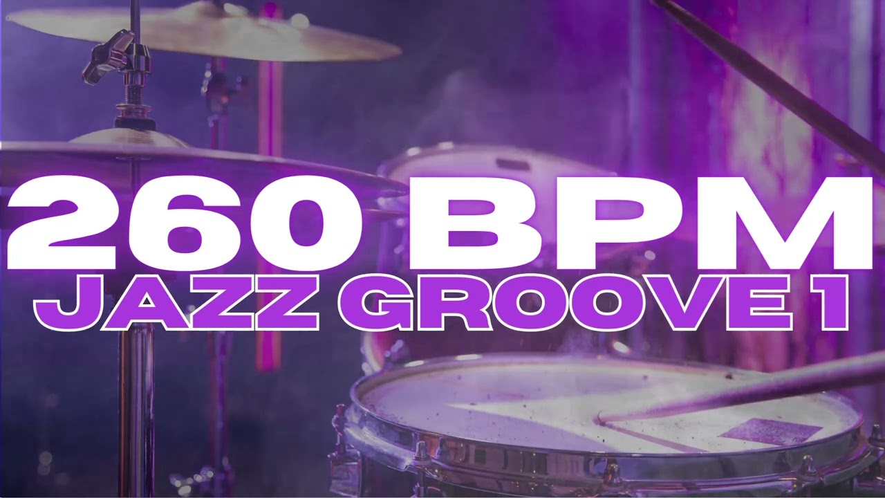 260 BPM - Jazz Drum Beat Groove - Loop 1