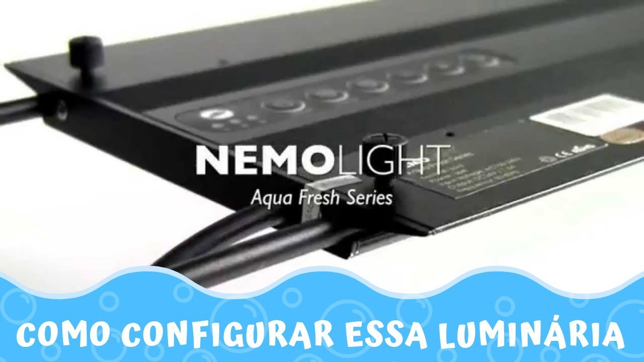 Luminária Nemo Light para Aquário Marinho - Como Configurar | Aquário é Vida
