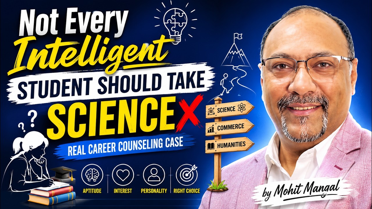 Not Every Intelligent Student Should Take Science | Real Career Counseling Case