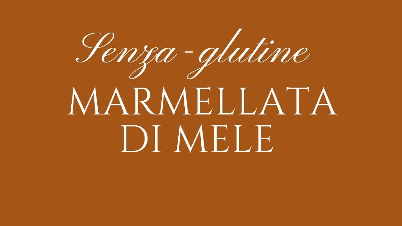 🍎 MARMELLATA di MELE 🍎