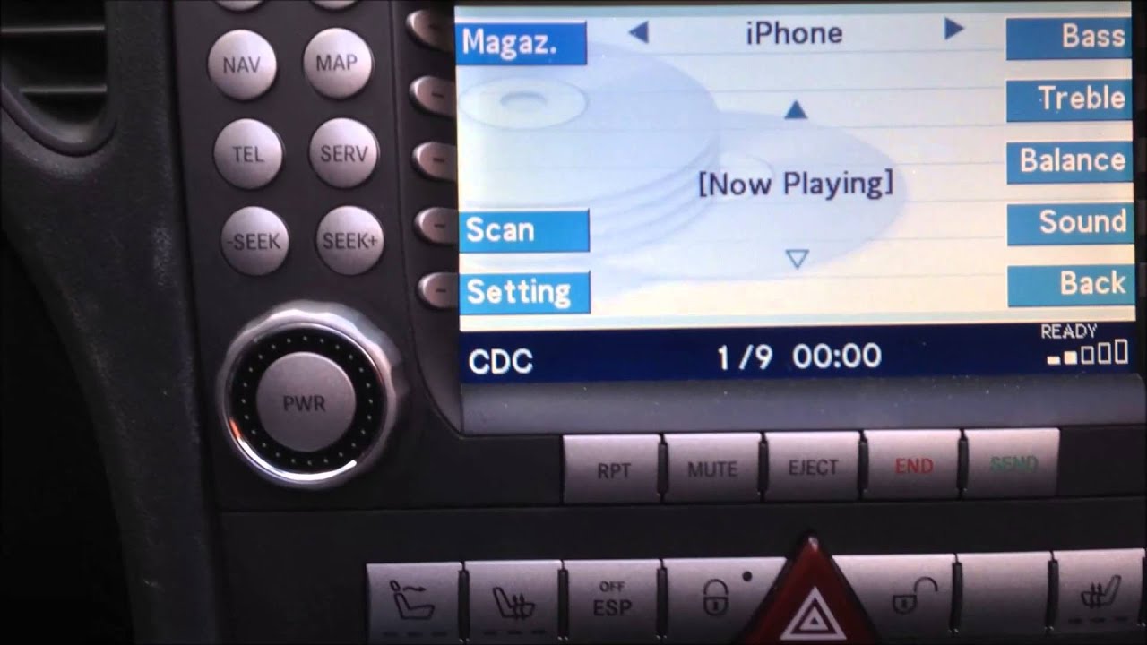 mobridge mp2pro demo on Mercedes SLK350