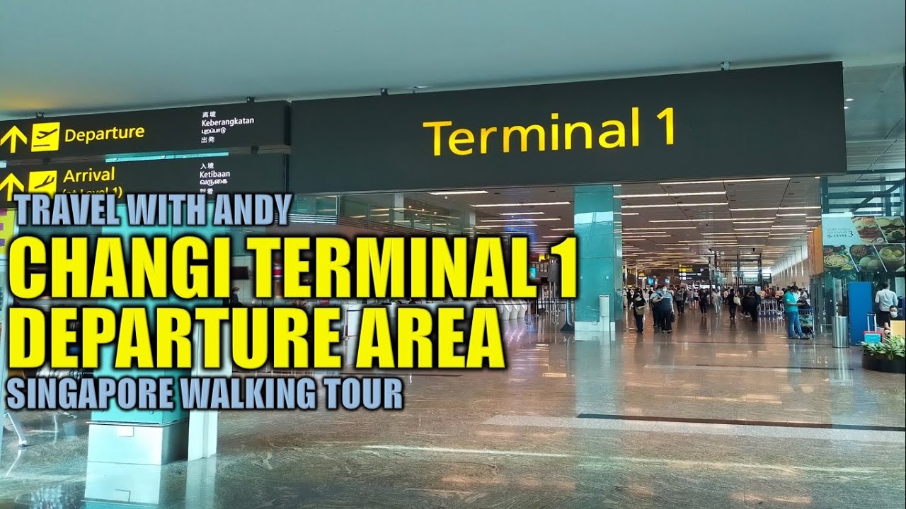 Changi Airport Terminal 1 - Departure Area 2022 | Singapore Walking Tour | Online Travel