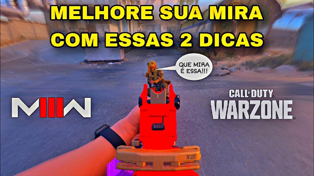 MELHORE muito sua MIRA nas GUNFIGHT com essas *2 DICAS* Warzone 3/MW3 😱