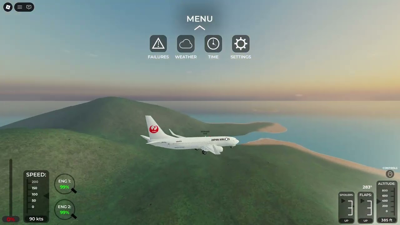 fly a plane and crash it 2 time