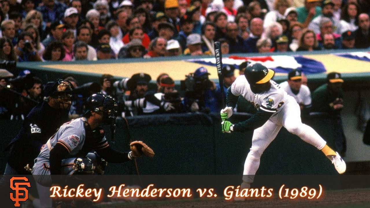 Oakland A's Hitting Clinics Episode 17 - Rickey Henderson World Series Performance (1989)