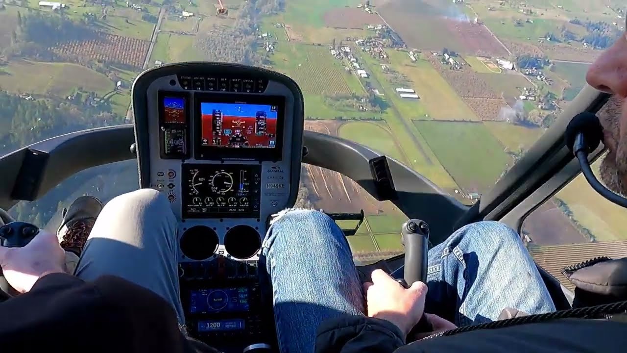 intro flight in Guimbal Cabri G2 helicopter