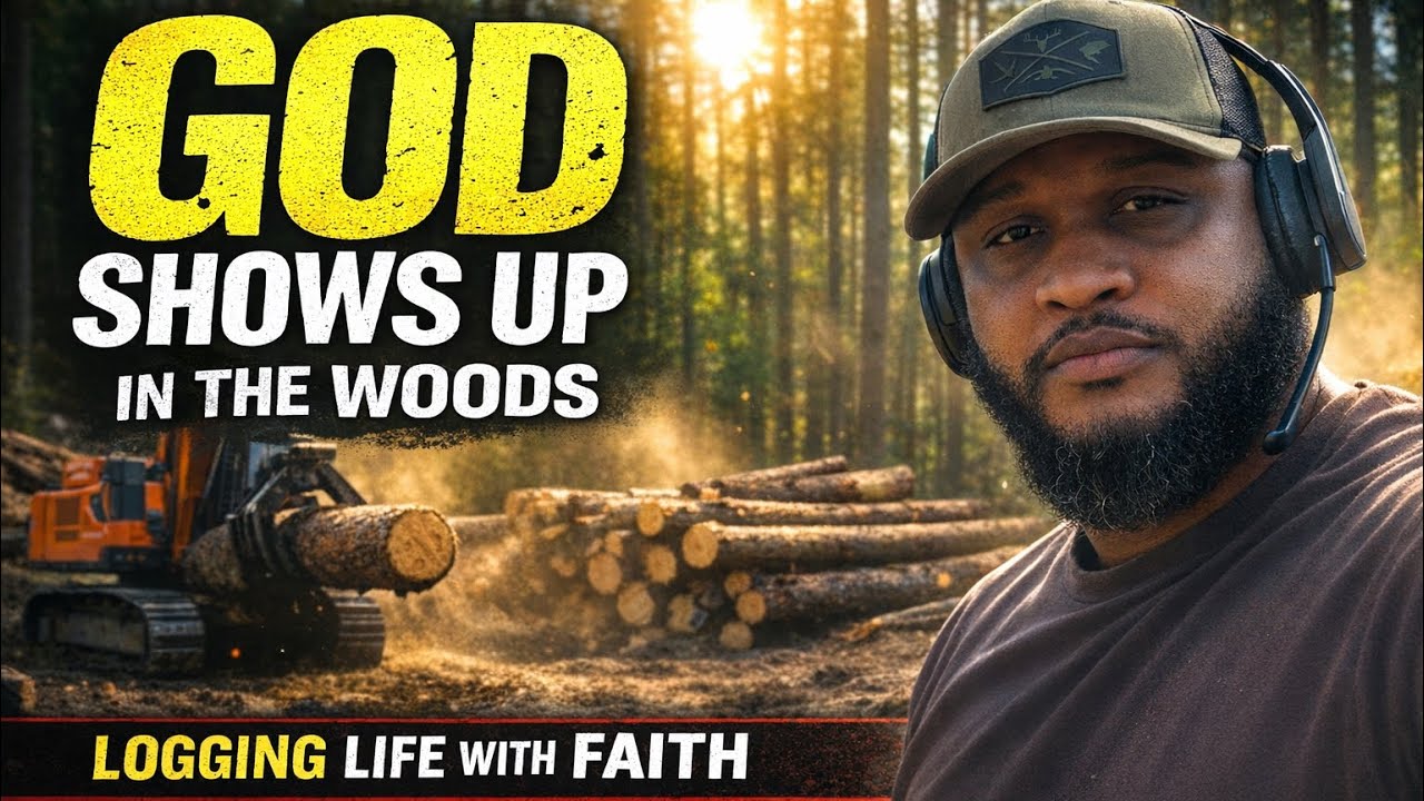God Shows up in the woods ||logging life with FAITH 