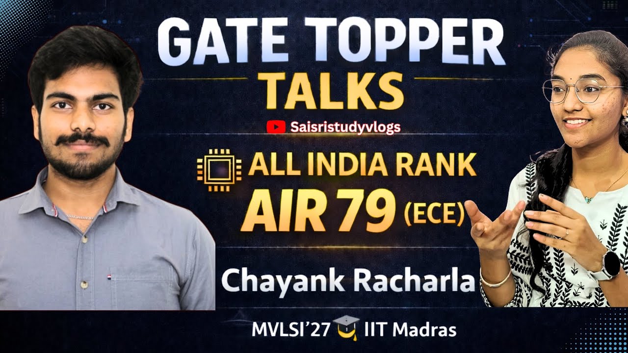 Mr.Chayank Racharla #air79 #episode9 #gate #topper #talks #iitmadras #2025 #strategy #motivation