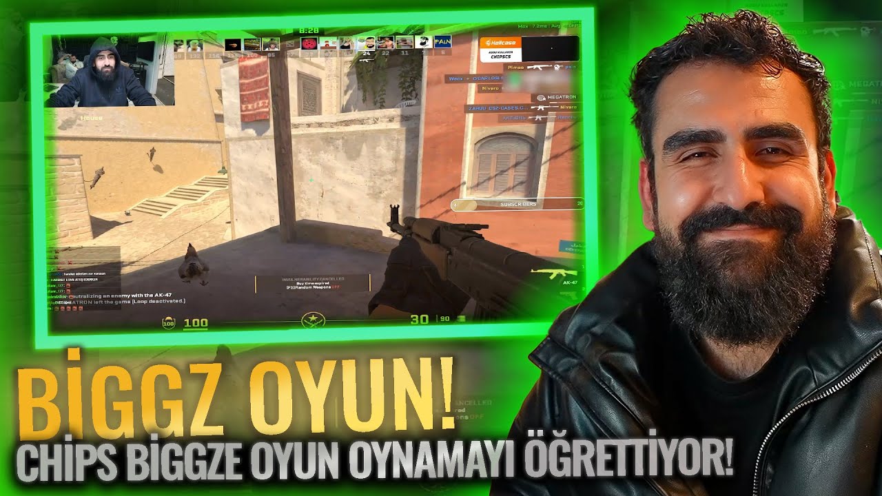 BİGGZ CS OYNUYOR! | Chips Biggze Oyun Oynamayı &Ouml;ğretti!