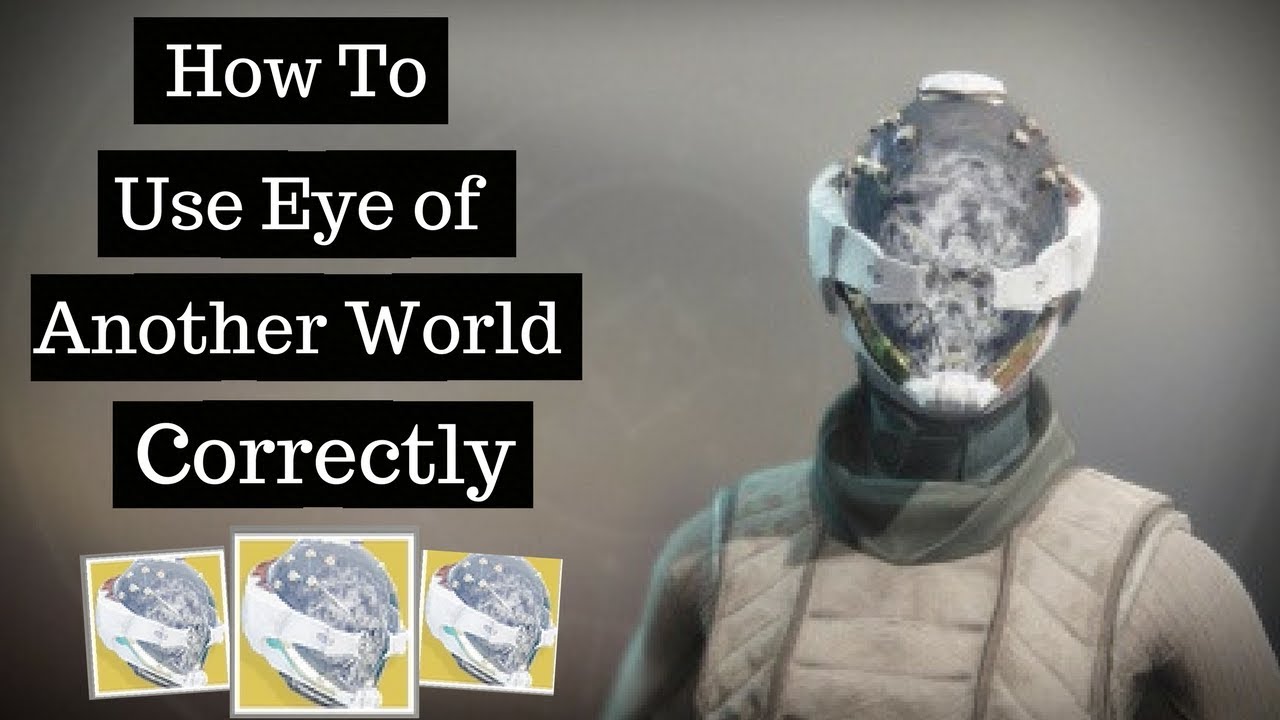 Destiny 2 | How to use Eye Of Another World Correctly - Exotic Warlock Helmet Review